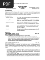 Computer Science Resume