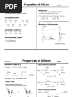 Properties of Silicon