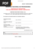 17. REGISTRO NACIONAL DE PROVEEDORES