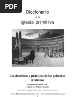 Dicciónario de La Iglesia Primitiva