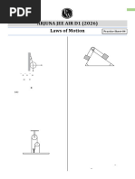 Laws of Motion _ Practice Sheet-04 __ Arjuna JEE AIR D1 2026