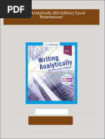 Download full Writing Analytically (8th Edition) David Rosenwasser ebook all chapters