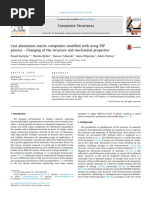 Cast aluminium matrix composites modified with using FSP process â€“ Changing of the structure and mechanical properties