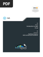 AWS Lab Notes