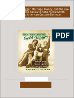 Full download American Gold Digger: Marriage, Money, and the Law from the Ziegfeld Follies to Anna Nicole Smith (Gender and American Culture) Donovan pdf docx