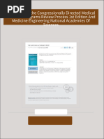 Immediate download Evaluation of the Congressionally Directed Medical Research Programs Review Process 1st Edition And Medicine Engineering National Academies Of Sciences ebooks 2024