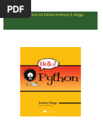 Download ebooks file Hello Python 1st Edition Anthony S. Briggs all chapters