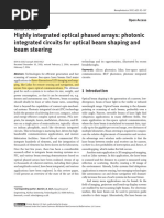 [21928614 - Nanophotonics] Highly integrated optical phased arrays_ photonic integrated circuits for optical beam shaping and beam steering