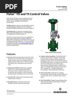 CATÁLOGO DE PRODUCTO - Válvula de control Fisher™ YD y YS (tres vías)