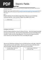 Physics 30 Charges and Fields Lab improved phet