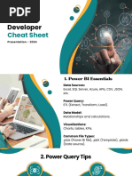 Power BI Developer Cheat Sheet 1734120336