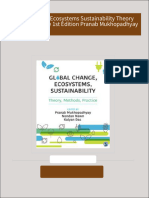 Global Change Ecosystems Sustainability Theory Methods Practice 1st Edition Pranab Mukhopadhyay all chapter instant download