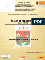 TALLER DE REDACCIÓN IV