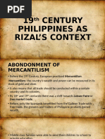 19th Century Philippines as Rizals Context