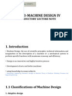 MCE 473-MACHINE DESIGN IV (LECTURE NOTE)