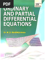 Ordinary and Partial Differential Equation by m d Raisinghania 1