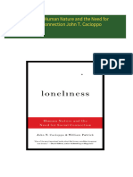 Loneliness Human Nature and the Need for Social Connection John T. Cacioppo all chapter instant download