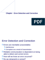 Error Correction and Detection