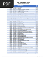 Naas Scores of Journals