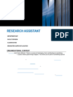 Advertised PD - Research Assistant - Respiratory Research - 662320