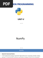 Unit-V Python_BCC402