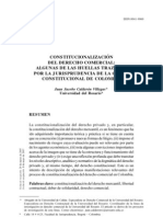 Constitucionalizacion Del Derecho Privado - Juan Jacobo Calderon