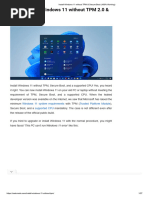 Install Windows 11 without TPM & Secure Boot (100% Working)