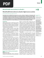 Mental Health Interventions in Schools in High Inc