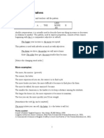 Double Comparatives (Combined Comparison)