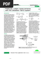 How To Measure Molecular Weight (Same Methode, Other Paper)