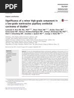 Reis. <5% high grade. Human Pathology. 2016