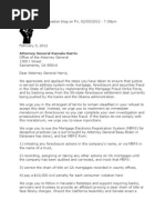 Occupy LA's Letter To Kamala Harris Feb 3 2012 - FAX IT To Kamala Harris at 916-323-5341