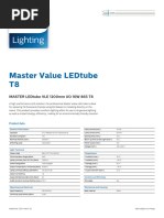 LED tube 16W865 T8 and Photometric data