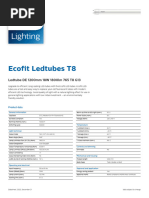 4. Ecofite 18W LED tubes T8 765 ( 1800 lm )