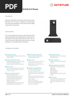 UPS datasheet 10 to 50kVA 3P