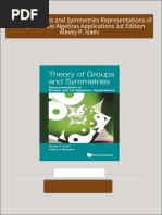 Instant ebooks textbook Theory of Groups and Symmetries Representations of Groups and Lie Algebras Applications 1st Edition Alexey P. Isaev download all chapters