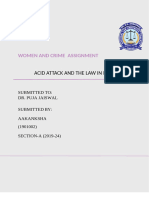 Women and Crime Assignment