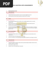 AS Level Physics - Physical Quantities Notes