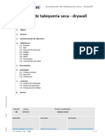 INSTALACIÓN DE TABIQUERIA SECA - DRYWALL rev.01