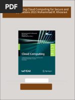 Instant download Cloud Computing Cloud Computing for Secure and Smart Applications 2021 Mohammad R. Khosravi pdf all chapter