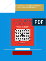 Download Anagram Solver Over 200 000 Anagrams at Your Fingertips 2nd Edition John Daintith ebook All Chapters PDF