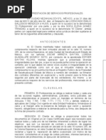 Contrato Prestacion Servicios