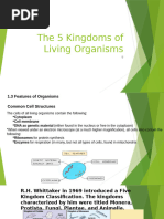 The 5 Kingdoms of Living Organisms