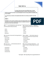 14 Reading test (P5) 