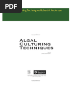 Algal Culturing Techniques Robert A. Andersen All Chapters Instant Download