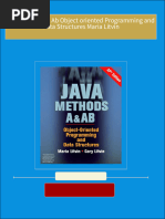 Instant Download Java Methods A Ab Object oriented Programming and Data Structures Maria Litvin PDF All Chapters