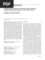 GIS-based urban rainfall-runoff modeling using an automatic catchment-discretization