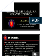 Metode de Analiza Gravimetrica