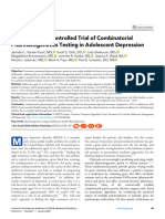 d Trial of Combinatorial Pharmacogenetics Testing in Adolescent Depression