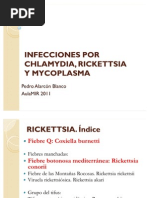 Infecciones Por Rickettsia Chlamydia y Mycoplasma